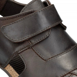 Herrensandalen Fletcher Basics C1 Geschlossene Zehe Leder Sommerschuhe - Panama Jack - 6