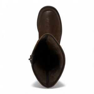 Gotcha - Women's Brown Suede Leather Western Riding Boots - Windsorsmith - 6