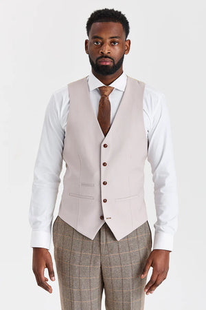 Abito in tweed Harris Brown con gilet Mayfair Stone - Paul Andrew - 6