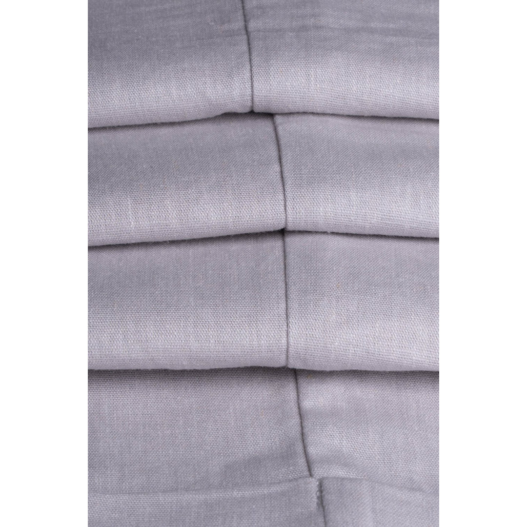 Alvari - traje de 2 piezas de verano de 2 piezas de verano de lino gris masculino