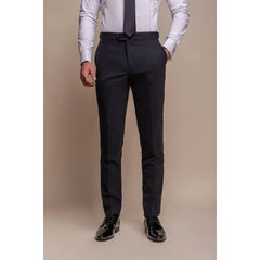 Aspen - pantalones clásicos de la marina llanura para hombres