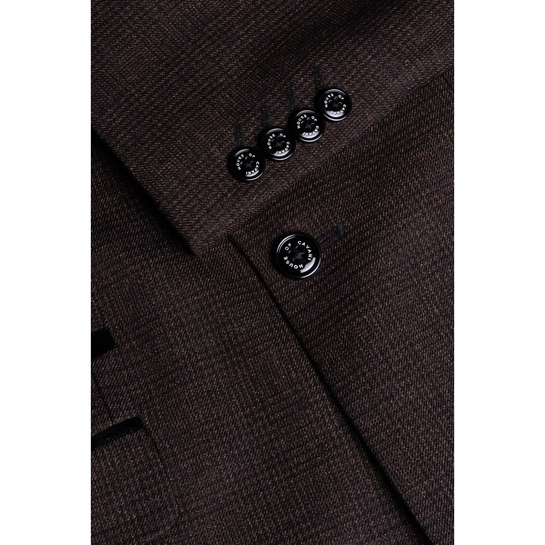 Caridi - Men's Tweed Brown Blazer