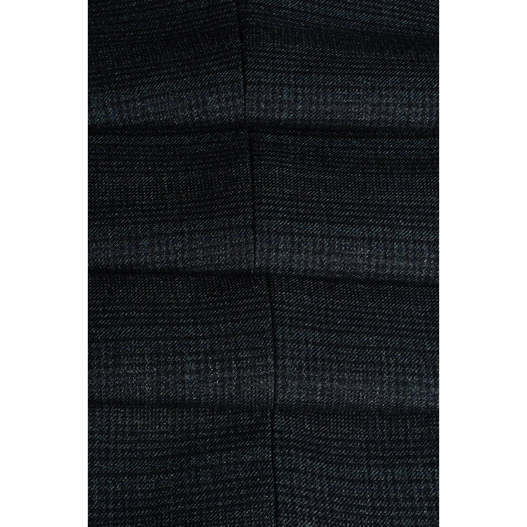 Caridi - Men's Olive Green Tweed Waistcoat