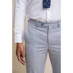 Caridi - pantalones de boda azul claro para hombres