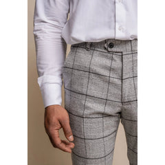 Pantaloni Classici da Uomo Esitivi Eleganti Formali per Matrimonio Cena Ufficio