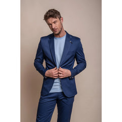 Mario - Men's Summer Blue Blazer and Trousers