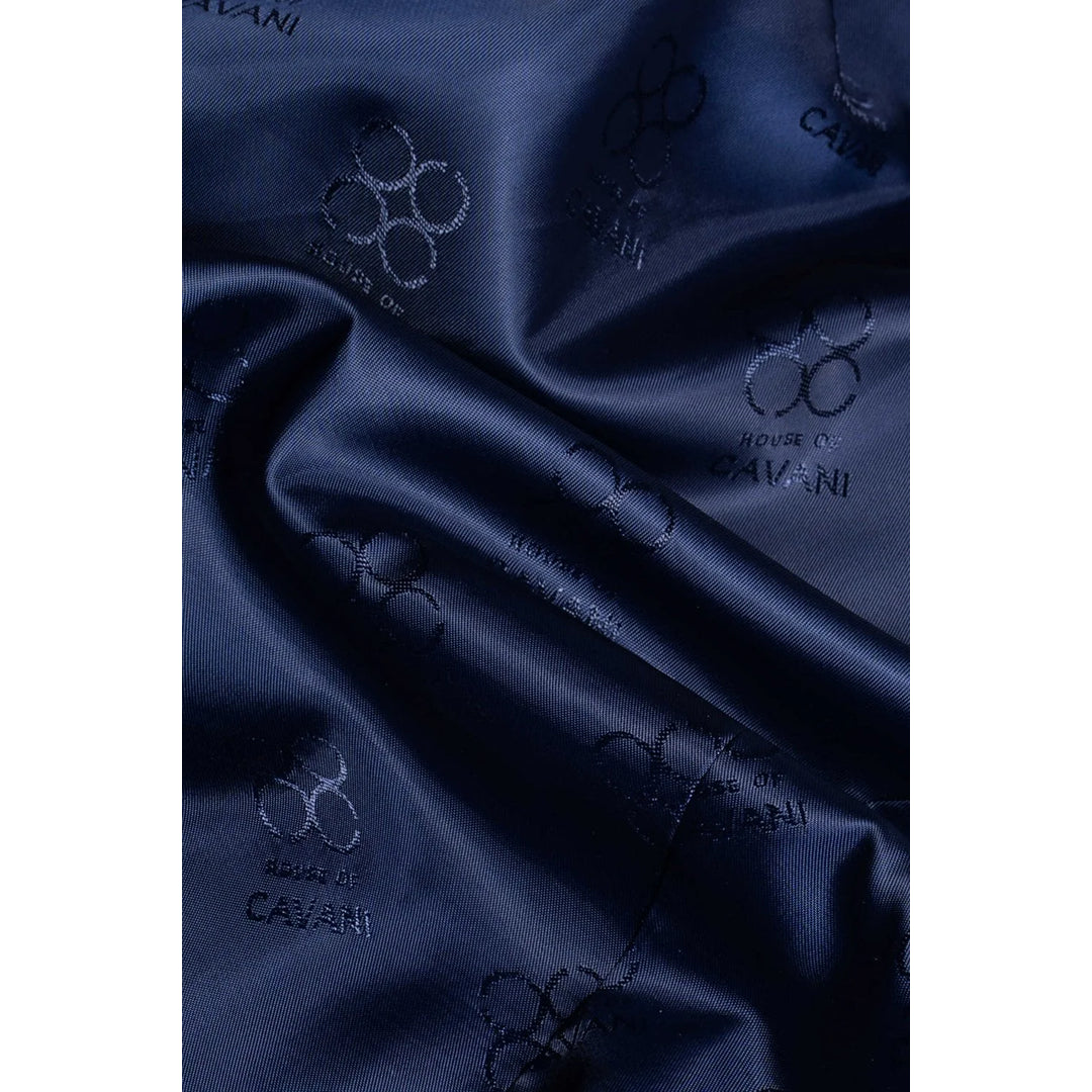 Orson - Blazer classique en tweed bleu pour hommes