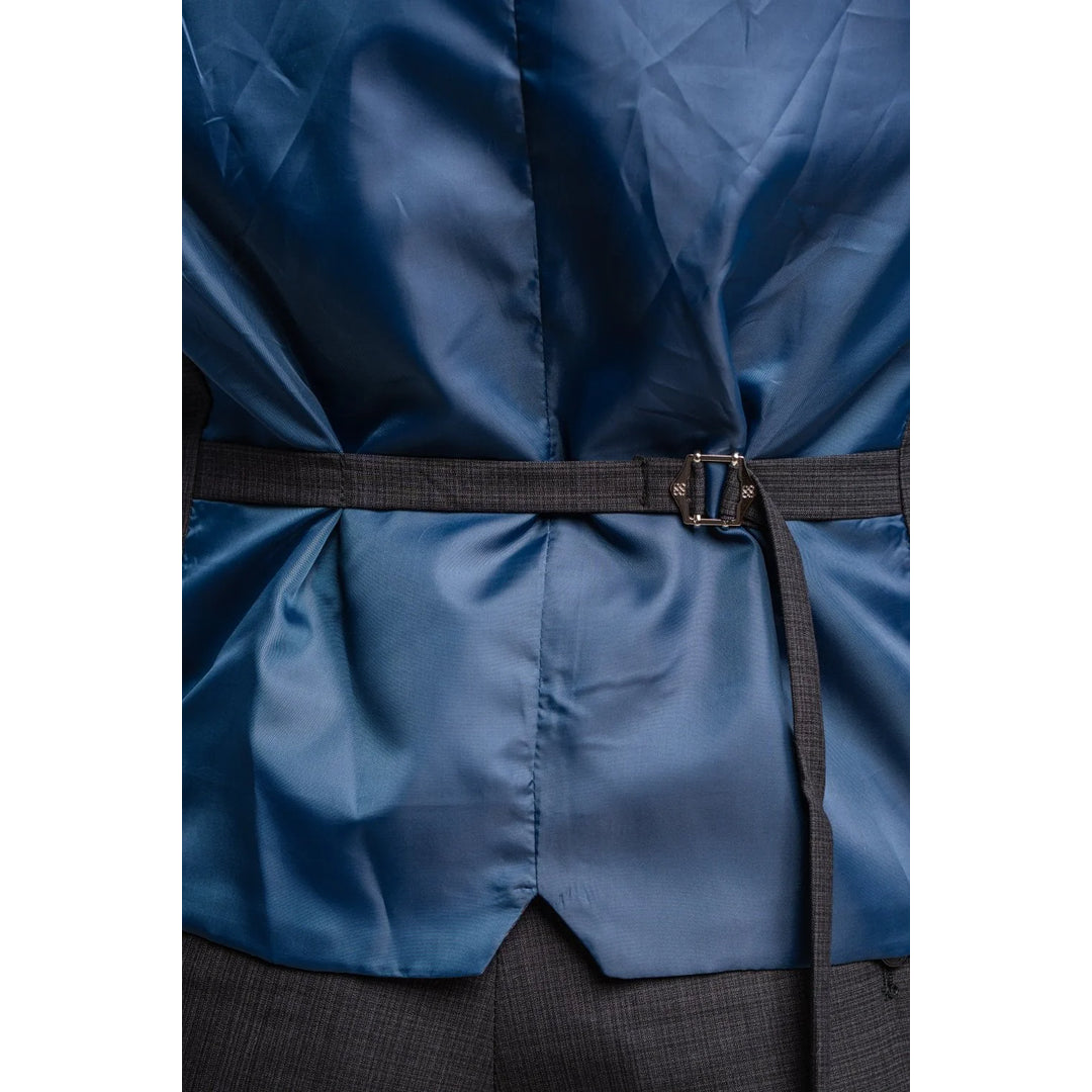 Seeba - Men's Classic Charcoal Waistcoat