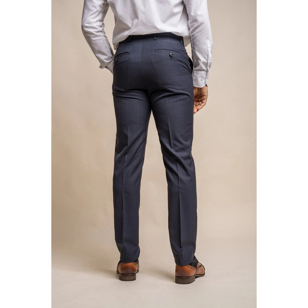 Seeba - Men's Classic Navy Blue Trousers