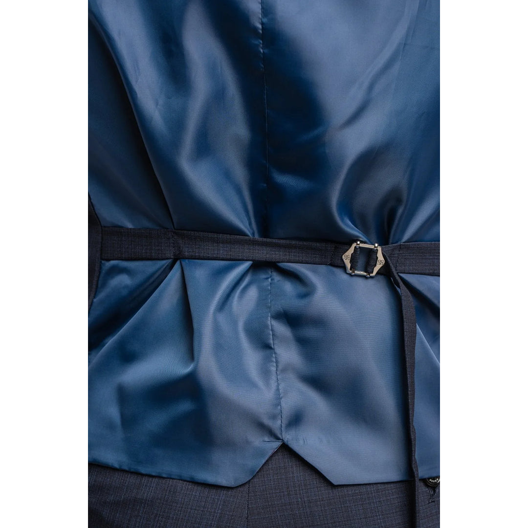 Seeba - Men's Classic Navy Blue Waistcoat