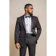 Tux - Blazer de smoking classique noir pour hommes