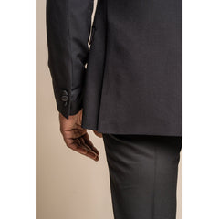 Tux – Schwarzer zweiteiliger klassischer Hochzeitsanzug für Herren
