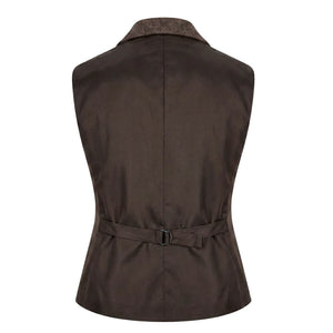 IMW-02 - Dębowa marynarka i kamizelka damskie z tweedu w jodełkę - TruClothing.com - 10