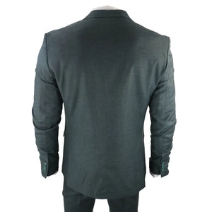 James - Abito da Uomo 3 Pezzi Verde Oliva Classici - TruClothing.com - 8