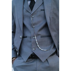 James - Men's 3 Piece Grey Classic Suit - TruClothing.com - 7