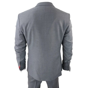 James - Men's 3 Piece Grey Classic Suit - TruClothing.com - 8