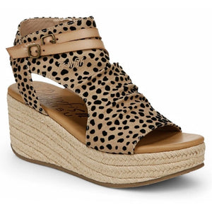 Lacey C Rope - Women's Brown Platform Wedge Sandals - Blowfish Malibu - 5