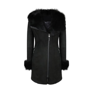 Giacca da Donna Slim Fit in Pelle Scamosciata di Montone - Infinity Leather - 1