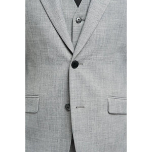 Malibu - Szara marynarka męska Tailored Fit - House of Cavani - 3