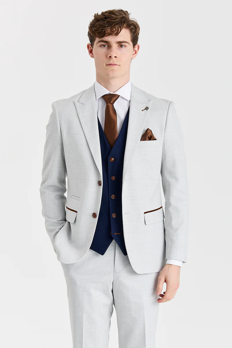 Mark Stone-Anzug mit Mayfair Navy-Weste - Paul Andrew - 1