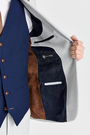 Mark Stone Suit with Mayfair Navy Waistcoat - Paul Andrew - 5