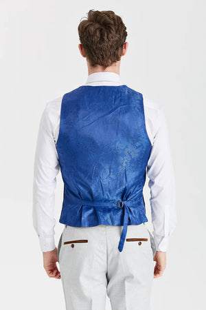 Mark Stone Suit with Mayfair Navy Waistcoat - Paul Andrew - 7
