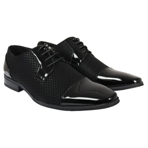 Herren schwarze Schnürderbyschuhe - Dolcetto - 2