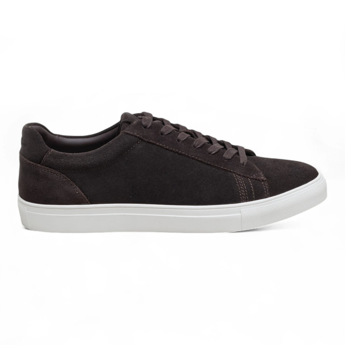 Baskets pour homme marron en cuir suédé à lacets décontractées - Antique Rogue - 1