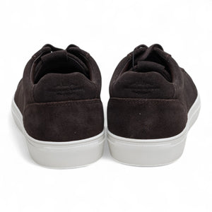 Baskets pour homme marron en cuir suédé à lacets décontractées - Antique Rogue - 5