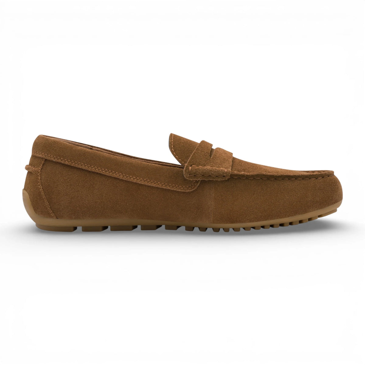 Men's Brown Suede Moccasin Loafers - Tamaris - 1