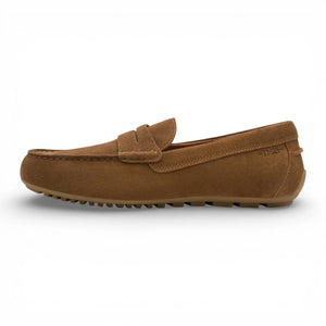 Men's Brown Suede Moccasin Loafers - Tamaris - 2