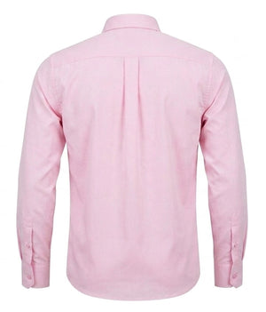 Men's Dress Shirt with Matching Tie Pocket Square Set - Pink - Brunello - 11