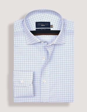 Herren Pflegeleichtes Karoshirt Kaffee Braun - Brian Oak - 4