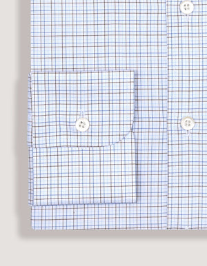 Herren Pflegeleichtes Karoshirt Kaffee Braun - Brian Oak - 8