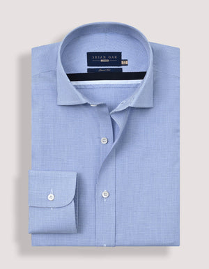 Uomo Camicia formale facile da curare, azzurro chiaro - Brian Oak - 4