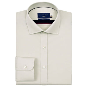 Camisa de Vestir Beige Fácil Plancha Hombre - Brian Oak - 1