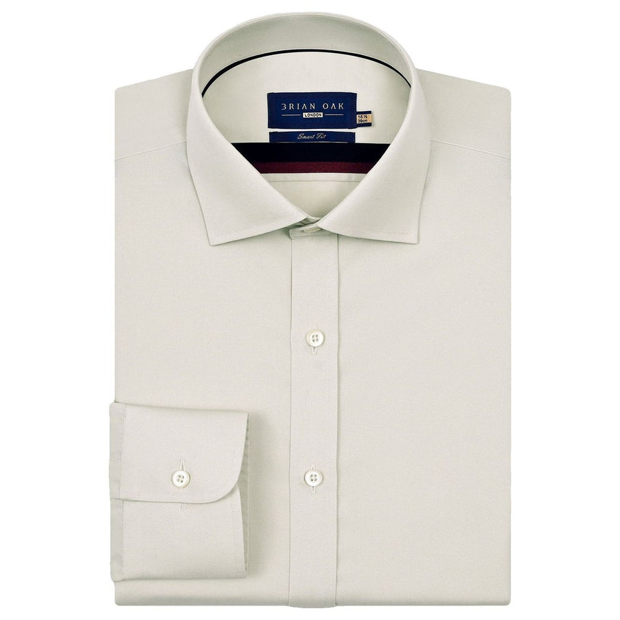 Camicia Uomo Beige Facile da Stirare - Brian Oak - 1