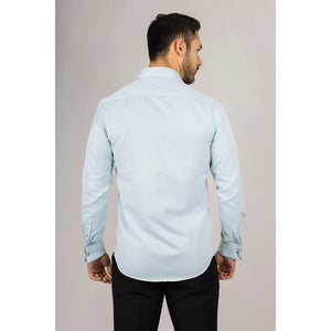 Koszula męska zielona Oxford z podwójnymi mankietami - TruClothing.com - 7