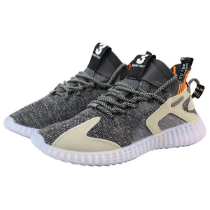 Men's Gym Running Lightweight Trainers - Grey - Elong - 2