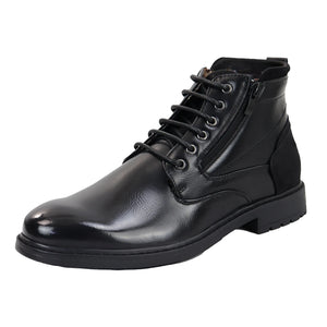 Men's Lace Up Ankle Boots - Black - Dolcetto - 9