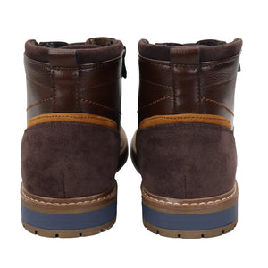 Men's Lace Up Ankle Boots - Brown - Dolcetto - 5