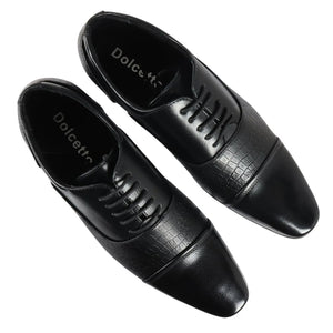 Men's Lace Up Brogue Formal Shoes - Dolcetto - 4