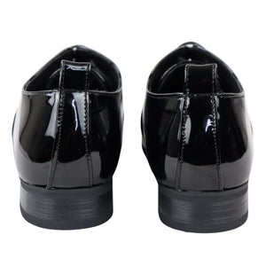 Men's Lace Up Derby Oxford Shoes - Black - Dolcetto - 18