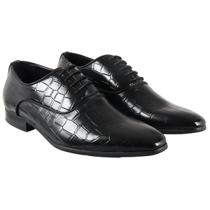 Men's Lace Up Oxford Derby Formal Shoes - Dolcetto - 3