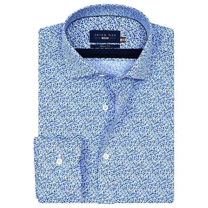 Chemise formelle fleurie bleu clair homme - Brian Oak - 1