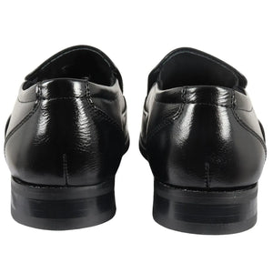 Men's Loafers Slip On Formal Shoes - Black - Dolcetto - 5
