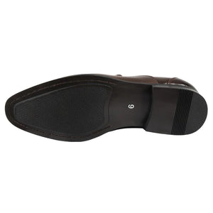 Men's Loafers Slip On Formal Shoes - Brown - Dolcetto - 12