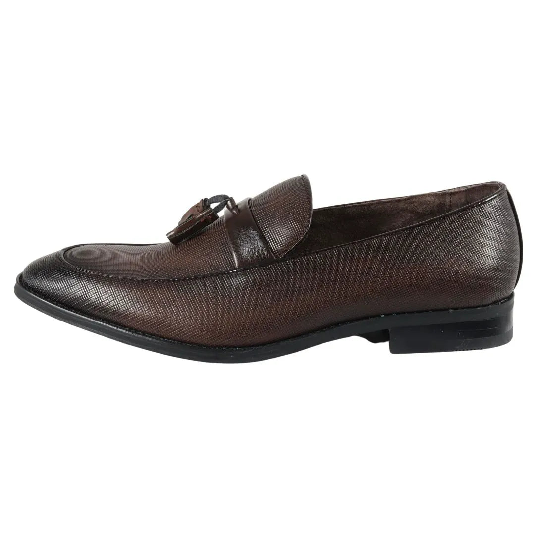 Men's Loafers Slip On Tassel Formal Shoes - Dolcetto - 1
