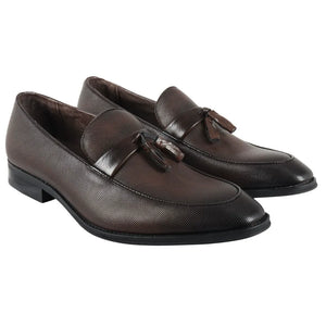 Men's Loafers Slip On Tassel Formal Shoes - Dolcetto - 3