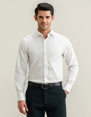 Camisa Twill Off White Hombre - Brian Oak - 2